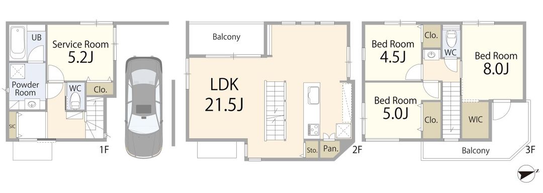 83.52m2 Building Lot in Bunkyo-ku, Tokyo Near Gokokuji Station - Thumbnail 3