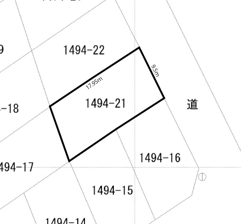 Vacant Land for Sale in Tsuru City, Yamanashi - 52.08 Tsubo - Thumbnail 2