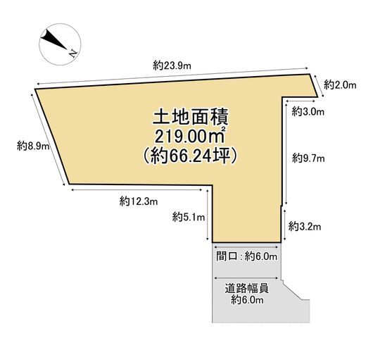 Land for Sale in Kyotanabe City, Kyoto - 66 tsubo - Thumbnail 3