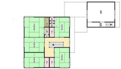 A detached house near the sea, with a 14-tatami mat Japanese-style room (1 additional room) and a flush toilet. There are two toilets. There is also a separate building, garage and warehouse. 70,000 per month (1 month security deposit), regular lease contract (2 years), automatic renewal without renewal fee. *Also available for sale — Image 4, Shintoku, Hokkaido