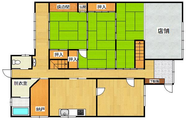 Shop-Home Property in Kamiichi - 236m² Commercial Residential Space - Thumbnail 4