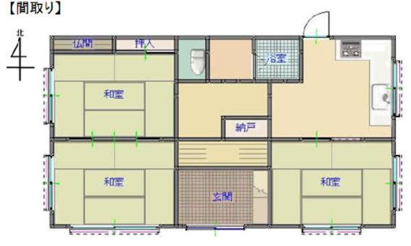 Traditional 3DK Home for Rent in Shirokawa, Seiyo City - Thumbnail 4