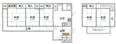 Traditional 5K House in Hanamaki City, Iwate - Close to Schools — Image 2, Hanamaki, Iwate