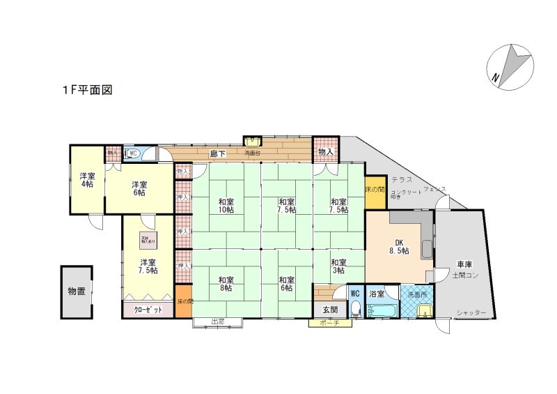 9DK Wooden House with Garden in Iga City, Mie Prefecture - Thumbnail 3