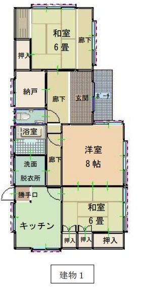 3DK Wooden House in Inashiki City, Ibaraki - 144.67 sqm - Thumbnail 3