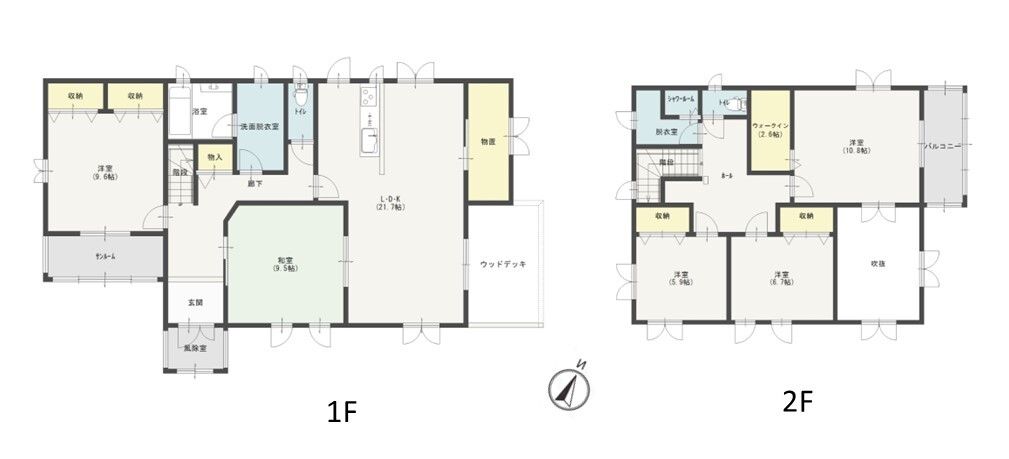 5LDK House for Sale in Odate, Akita - Akiya Bank Property - Thumbnail 4