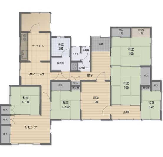 Single-Story House for Sale in Tosa City, Kochi – 135 sqm - Thumbnail 2