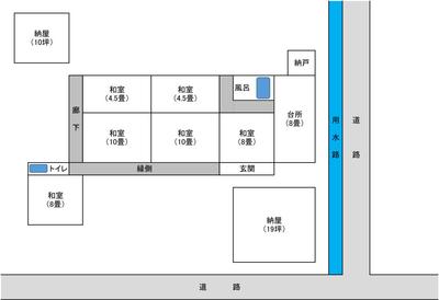 Traditional Japanese House Surrounded by Rice Fields — Land, Kikuyo, Kumamoto