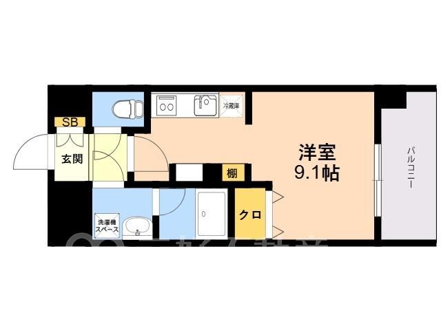 1R Apartment for Rent Near Hakata Station, Fukuoka City - Thumbnail 2