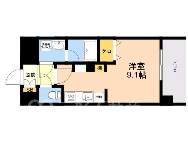 1R Apartment for Rent in Hakata-ku, Fukuoka, 26.27 sqm - Thumbnail 2