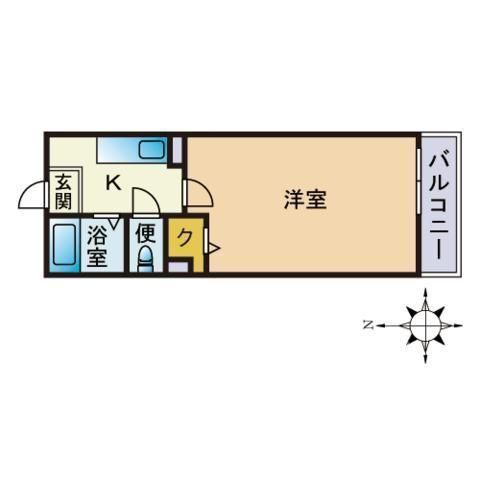 1K Apartment for Rent in Ropponmatsu, Fukuoka City - Thumbnail 2
