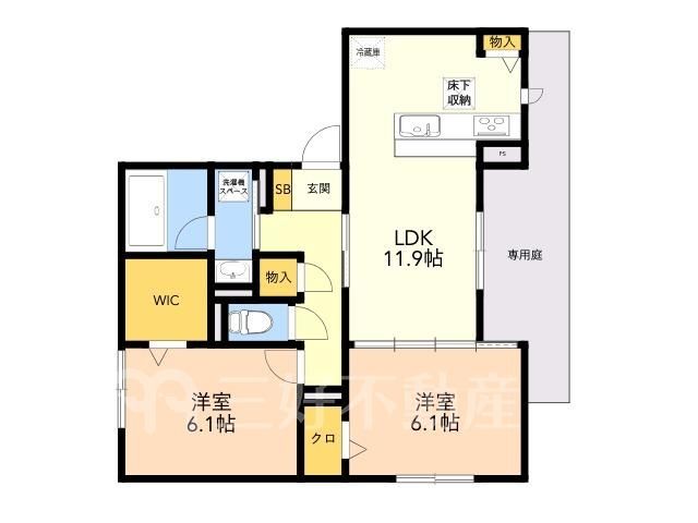 2LDK Apartment for Rent in Hakata Ward, Fukuoka – Near Fukuoka Airport - Thumbnail 2