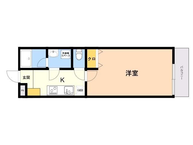 1K Apartment for Rent in Nakagawa City, Fukuoka - Thumbnail 2