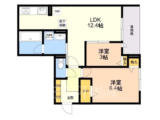 2LDK Apartment in Higashi Ward Fukuoka Near Hakozaki Station - Thumbnail 2