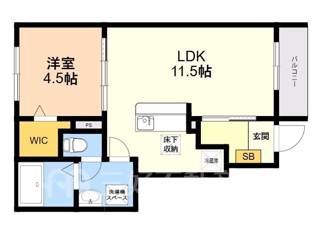 1LDK Apartment for Rent in Kasuga City, Fukuoka - Thumbnail 2