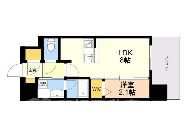 1LDK Apartment for Rent in Hakata-ku, Fukuoka - Thumbnail 2