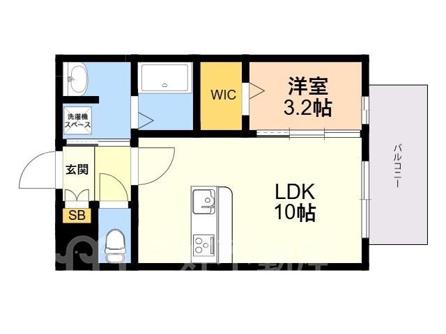1LDK Apartment for Rent in Nishi-ku, Fukuoka - Near Mebashi Station - Thumbnail 2
