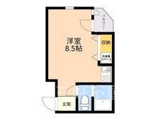 1R Student Apartment for Rent in Hakozaki, Fukuoka City - Thumbnail 2