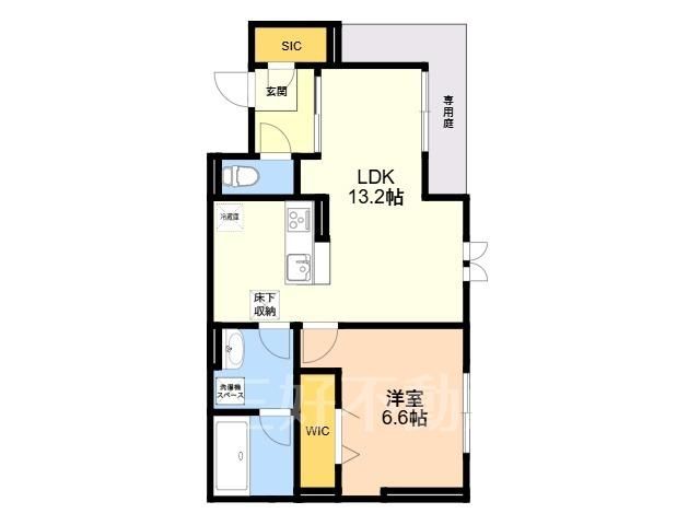 1LDK Apartment for Rent in Higashi Ward, Fukuoka - Thumbnail 2