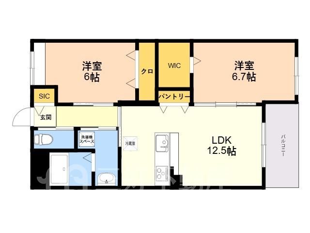 Modern 2LDK Apartment for Rent in Fukuoka Higashi Ward - Thumbnail 2