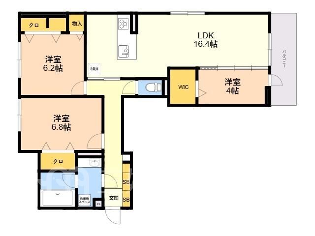 3LDK Apartment for Rent in Minami Ward, Fukuoka - Thumbnail 2