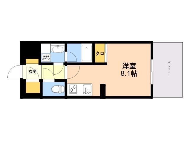 1R Apartment for Rent in Hakata Ward, Fukuoka - 24.07m² - Thumbnail 2