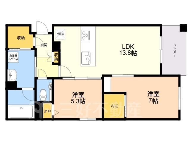 2LDK Apartment for Rent in Minami Ward, Fukuoka - Thumbnail 2