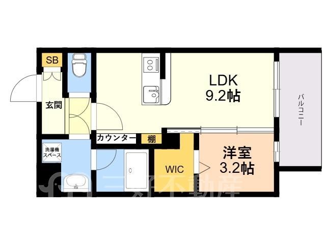 1LDK Apartment for Rent Near Hakata Station - Thumbnail 2