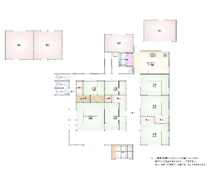 7DK Single-Story House with Land in Mino-cho, Mitoyo City - Thumbnail 2