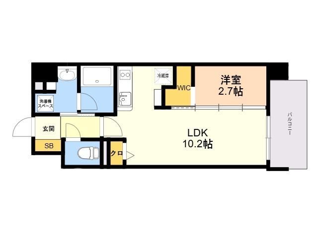 1LDK Apartment for Rent in Chuo Ward, Fukuoka City - Thumbnail 2
