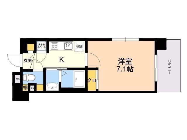 1K Apartment for Rent Near Nakasu-Kawabata Station, Fukuoka - Thumbnail 2