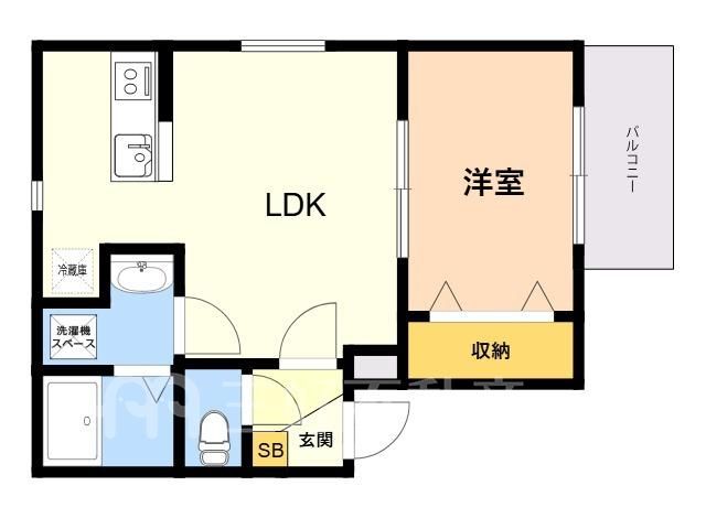 1LDK Apartment for Rent Near Nishitetsu Futsukaichi Station - Thumbnail 2