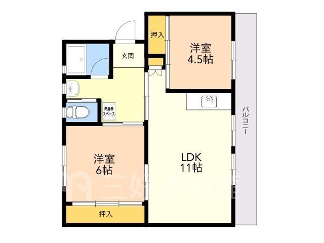 2LDK Apartment for Rent in Fukuoka Nishi Ward - Thumbnail 2