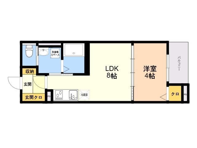 1LDK Apartment for Rent in Minami Ward, Fukuoka City - Thumbnail 2