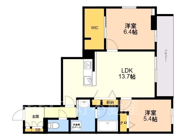 2LDK Apartment for Rent in Onojo City, Fukuoka - Thumbnail 2