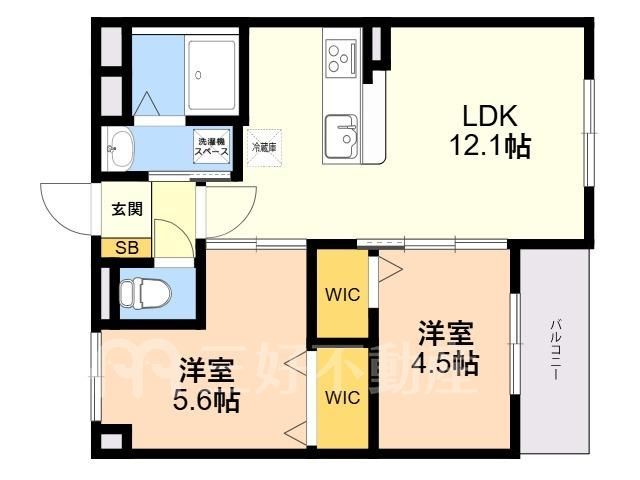 2LDK Apartment for Rent Near Ohashi Station, Fukuoka - Thumbnail 2