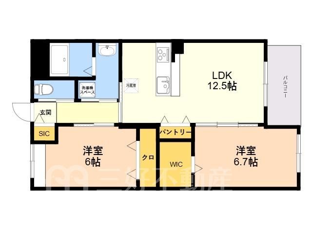 2LDK Apartment for Rent in Higashi Ward, Fukuoka City - Thumbnail 2