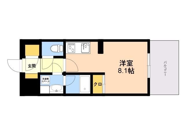 1R Apartment for Rent in Hakata, Fukuoka Near Higashihie Station - Thumbnail 2