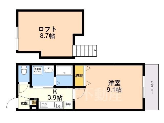 1SK Apartment for Rent in Shime Town, Fukuoka - Image 1