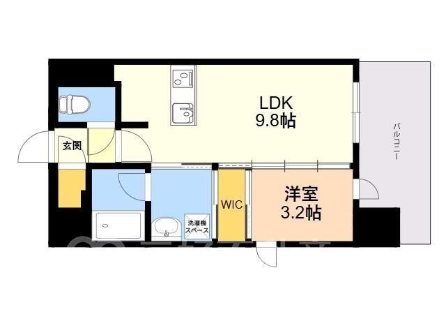 1LDK Apartment for Rent in Hakata Ward, Fukuoka - Thumbnail 2