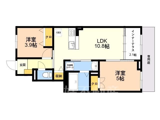2LDK Apartment for Rent in Kasuga City, Fukuoka - Image 1