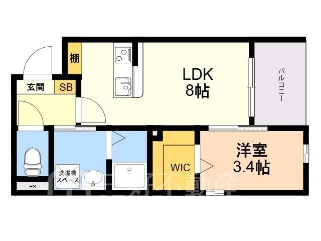 1LDK Apartment for Rent in Hakata-ku, Fukuoka near Sakuramuki Station - Thumbnail 2