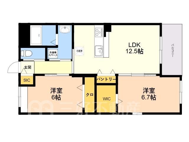 2LDK Apartment for Rent in Higashi Ward, Fukuoka City - Thumbnail 2