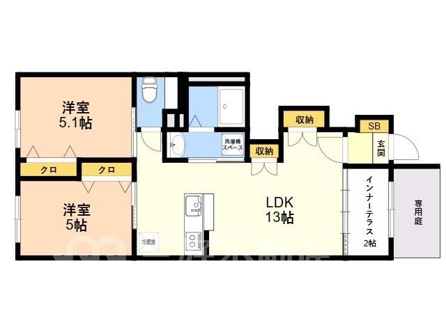 2-Story Apartment for Rent in Koga, Fukuoka - Pet Negotiable - Thumbnail 4
