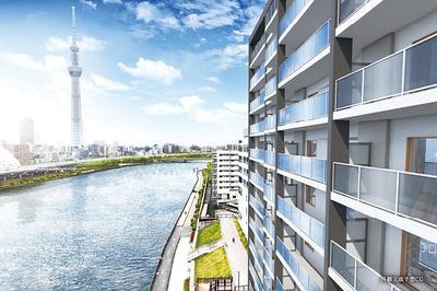 New Sun Cradle Asakusa III Apartments with Skytree Views — Image 1, Taito, Tokyo