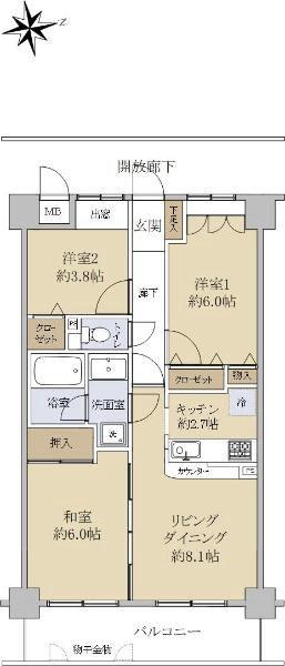 Detailed information on Royal Stage Motosumiyoshi / Building information in Nakahara Ward, Kawasaki City, Kanagawa Prefecture [Nifty Real Estate] — Image 4, Nakahara, Kanagawa