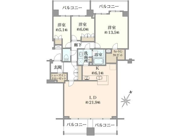 3LDK Apartment for Sale in Showa Ward, Nagoya - Main Image