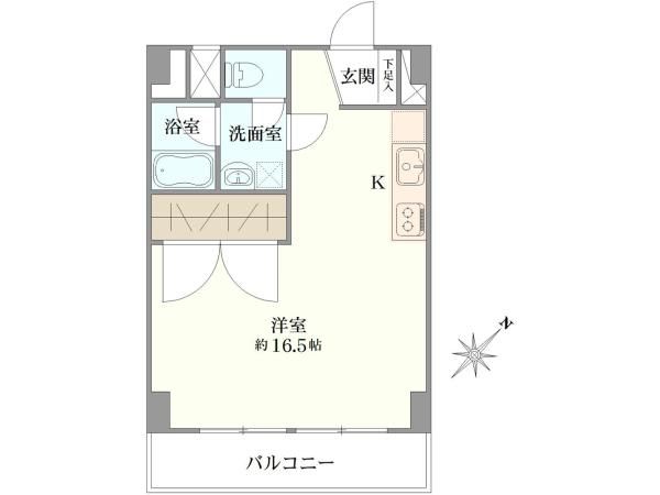 1LDK Apartment in Minami-Azabu, Minato-ku, Tokyo - Thumbnail 3