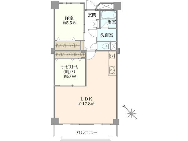 1LDK+S Apartment for Sale in Funabashi, Chiba - 64.53m2 - Thumbnail 3