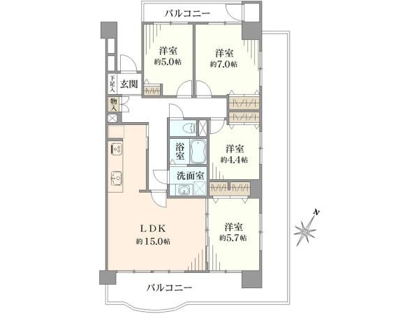 Renovated 4LDK Apartment in Nagareyama with Panoramic Views - Thumbnail 2